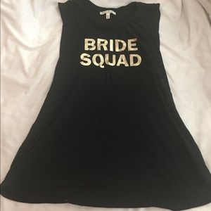 Bride Squad tank from Express!!